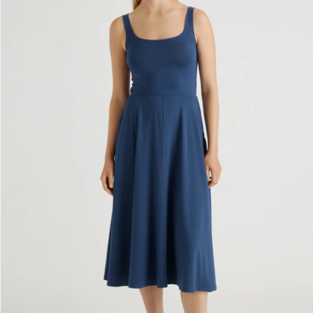 Tencel Jersey Fit & Flare Dress